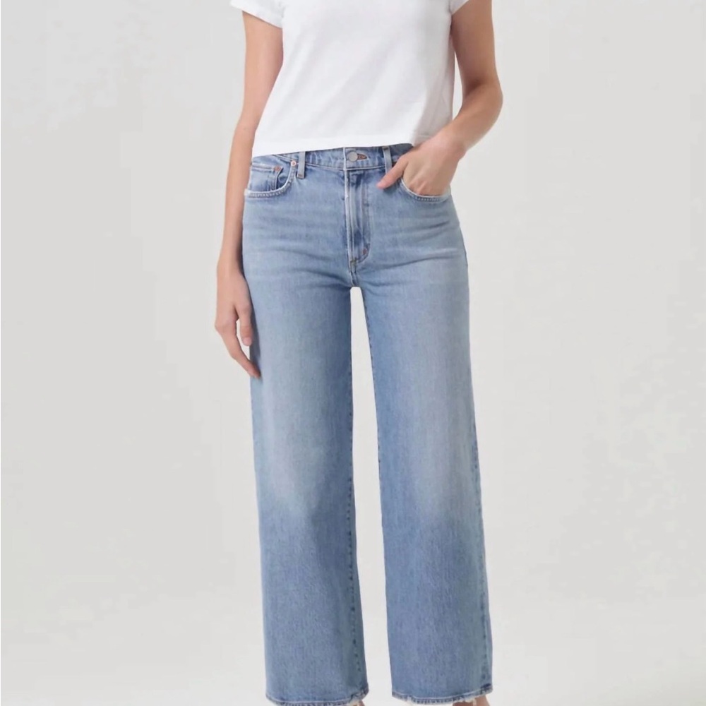 Agolde Harper Crop Jeans in Hassle